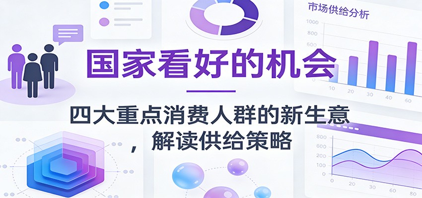 公众号付费文章：国家看好的机会，四大重点消费人群的新生意，解读供给策略-小目标云网创