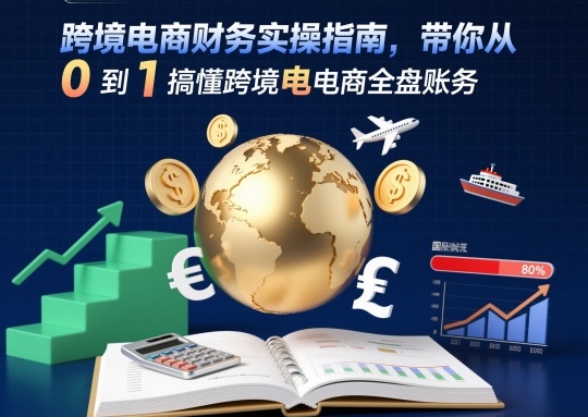 跨境电商财务实操指南，带你从0到1搞懂跨境电商全盘账务-小目标云网创