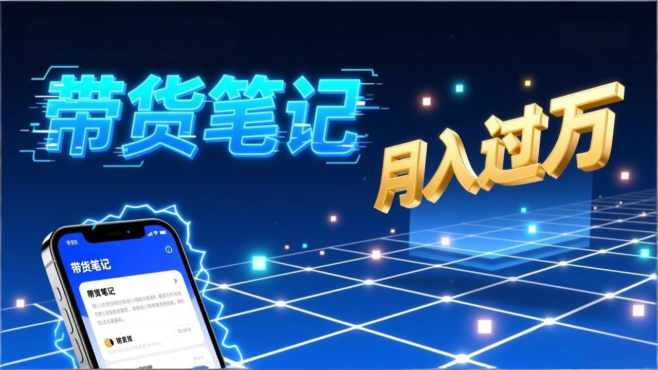 小红书爆款笔记带货实战：拆解封面标题正文全要素，手把手教你单篇笔记带货月入过万-小目标云网创