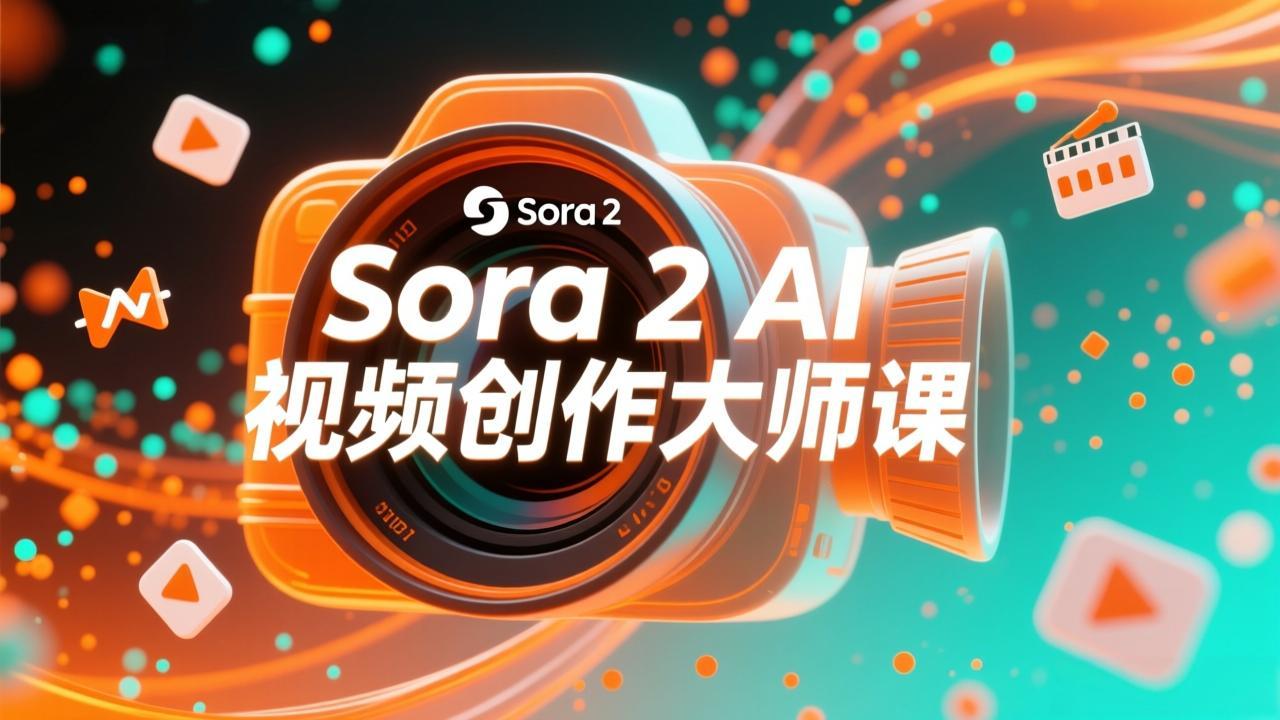 如何利用Sora 2创建流行AI人工智能视频大师班教程：掌握创作全流程，产出百万播放内容-小目标云网创