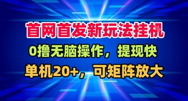 全网首发挂G，盒子自动賺米，单机20+，可矩阵放大，长期稳定运营【揭秘】-小目标云网创