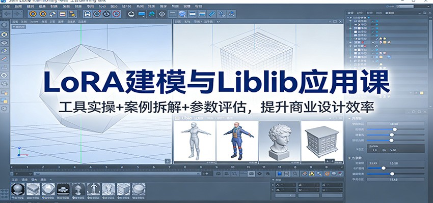 LoRA建模与Liblib应用课：工具实操+案例拆解+参数评估，提升商业设计效率-小目标云网创